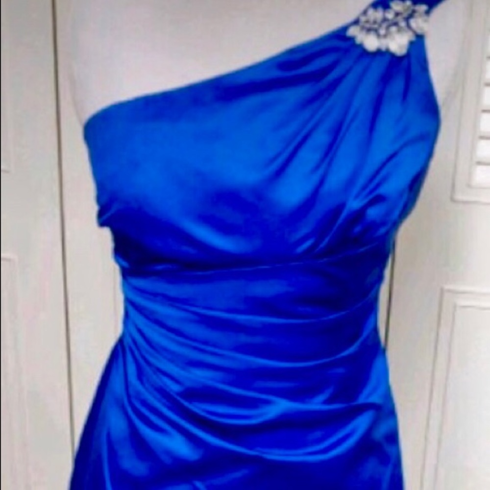 Sapphire David’s Bridal dress